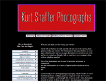 Tablet Screenshot of kurtshafferphotographs.com